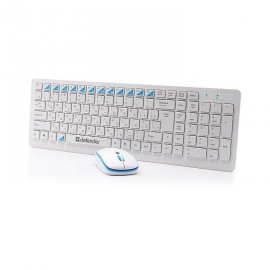 Клавиатура+мышь БП DEFENDER Skyline 895, белый