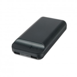Портативный аккумулятор HOCO J52, 10000mAh, пластик, 2 USB выхода, индикатор, 2.0A, цвет: чёрный
