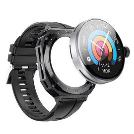 Смарт-часы HOCO Y14, bluetooth 5.0, водонепроницаемые, цвет: чёрный