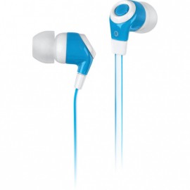 Наушники DEFENDER Trendy-702 для MP3, белый&голубой, 1,1 м