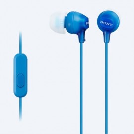 Наушники Sony MDREX15LPLI.AE 1.2м голубой проводные (в ушной раковине)
