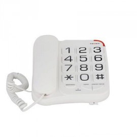 Телефон проводной TEXET TX-201 белый <126278>