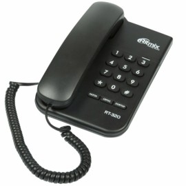Телефон проводной RITMIX RT-330 black