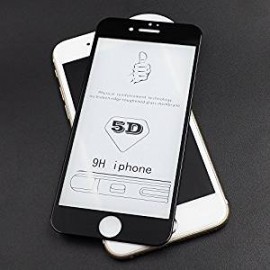 Противоударное стекло 5D NONAME для iPhone 6/6S (4.7) черное, в техпаке
