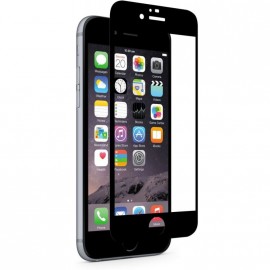 Стекло защитное Noname для APPLE iPhone 6/6S Plus (5.5), Full Screen, 0.33 мм, 9D, глянцевое, полный клей, цвет: чёрный, в техпаке