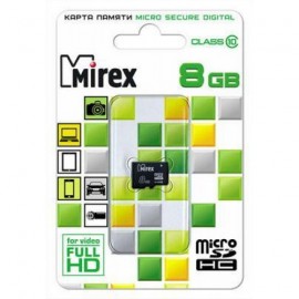 Карта памяти Mirex microSDHC Class 10 8GB