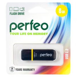 USB  8GB Perfeo C01 Black