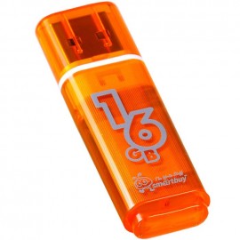 USB 16GB SmartBuy Glossy оранжевый