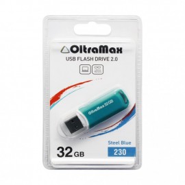 USB 32Gb OltraMax 230 BlueSteel
