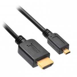 Кабель HDMI <--> microHDMI  1,0 м  DEFENDER HDMI08-04PRO ver.1.4 BL