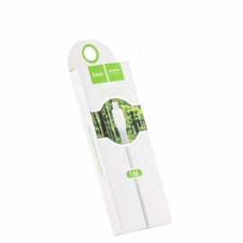 Кабель USB - Apple 8 pin HOCO X20, 1.0м, круглый, 2.1A, силикон, цвет: белый