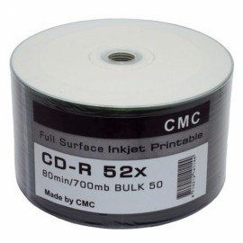 CD-R 80min 52x Full inkjet print (Ritek) Bulk 50/600