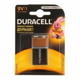 Элемент питания Duracell 6LR61-1BL, 9В, (1/10/30/3600)