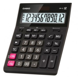 Калькулятор настольный Casio GR-12 черный 12-разр. <GR-12-W-EH>