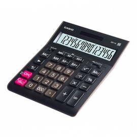 Калькулятор настольный Casio GR-16 черный 16-разр. <GR-16-W-EH>