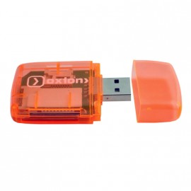 Картридер OXION OCR003OG, оранжевый, SD до 64 Гб USB 2.0 (1/40)