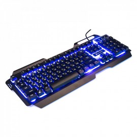 Клавиатура DIALOG KGK-25U, Gan-Kata, черная, игровая, с подсветкой 3 цвета, корпус металл, USB (1/20)