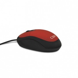 Мышь CBR CM-102, красная, оптика, 1200dpi, провод 1,3м, USB (1/100)