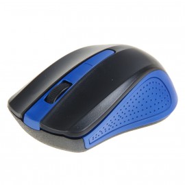 Мышь БП RITMIX RMW-555 чёрный/голубой USB-Dongle