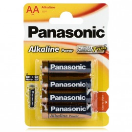 Элемент питания Panasonic LR06-4BL Alkaline power, 1.5В, (4/48/240)