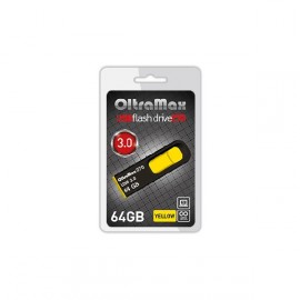 USB 64Gb OltraMax  270,USB 3.0,пластик,жёлтый