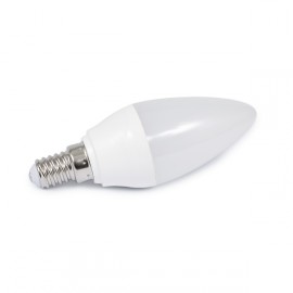 Лампа светодиодная SMART BUY C37-5W-220V-3000K-E14 (свеча, теплый свет) (1/10/50)