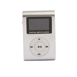 MP3 плеер MP02 + FM радио серебряный