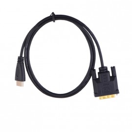 Кабель TELECOM HDMI to DVI-D (19M -19M), 2 фильтра, позолоченные контакты, 3 м. (1/40)