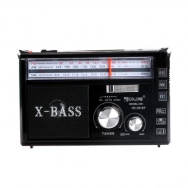 Портативная акустика RX-381BT, пластик, цвет: чёрный