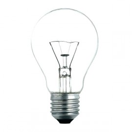 Лампа накаливания КОСМОС (прозрачная) 95Вт-2700К-Е27 ГОФРА Брест (стандартная, тёплый свет) (1/100)