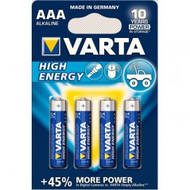 Элемент питания Varta LR03-4BL ENERGY, 1.5В, (4/40/200)