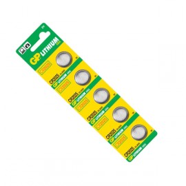 Элемент питания GP CR2025-5BL, (5/100/2000)