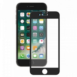 Стекло защитное Noname для APPLE iPhone 7/8, Full Screen, 0.33 мм, 9D, глянцевое, полный клей, цвет: чёрный, в техпаке