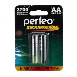 Аккумулятор AA Perfeo, HR06-2BL, 2700mAh, (2/60/240)