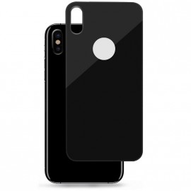 Защитное стекло на заднюю панель для iPhoneX 5D (без упаковки) черное