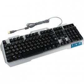 Клавиатура DEFENDER Renegade, GK-640DL, мембранная, подсветка, USB, цвет: серый