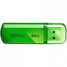USB 64GB SiliconPower Helios101 зелёный