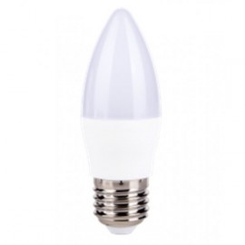 Лампа светодиодная SMART BUY C37-7W-220V-4000K-E27 (свеча, белый свет) (1/10/50)