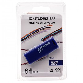 USB 64GB Exployd  580  синий