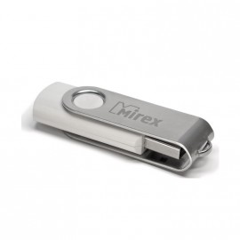 USB  8GB Mirex  SWIVEL  белый  (ecopack)