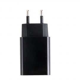 Блок питания сетевой 2 USB Perfeo, U2lite, 2100mA, пластик, цвет: чёрный
