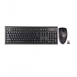 Клавиатура+мышь БП A4 3100N клав:черный мышь:черный USB