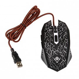 Мышь Nakatomi Gaming RF 2.4G Optical MROG-15U,черная, USB, игровая, 6 кнопок+ролик (1/4)