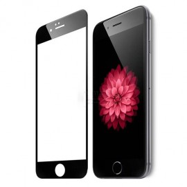 Стекло защитное FaisON для APPLE iPhone 6/6S Plus (5.5), Full Screen, 0.33 мм, 11D, глянцевое, полный клей, цвет: чёрный