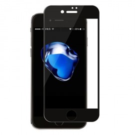 Стекло защитное FaisON для APPLE iPhone 7/8 Plus, Full Screen, 0.33 мм, 2.5D, глянцевое, полный клей, цвет: чёрный
