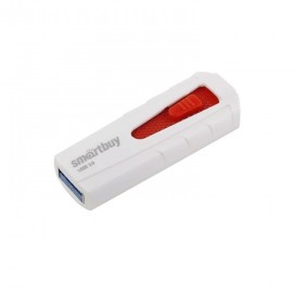 USB 64GB Smart Buy  Iron  белый/красный 3.0