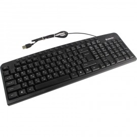 Клавиатура DEFENDER Focus, HB-470 RU, мультимедийная, USB, цвет: чёрный