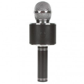 Колонка-микрофон (WS-858ch) Bluetooth/USB/micro SD/караоке  (черная) БЕЗ УПАКОВКИ