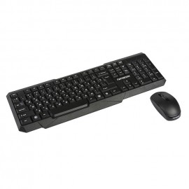 Клавиатура+мышь БП ГАРНИЗОН GKS-115, черный, 2.4 ГГц, 1200 DPI