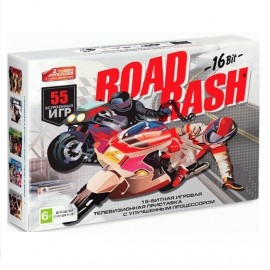 Приставка SEGA Super Drive Road Rash (55 встр. игр) Black
